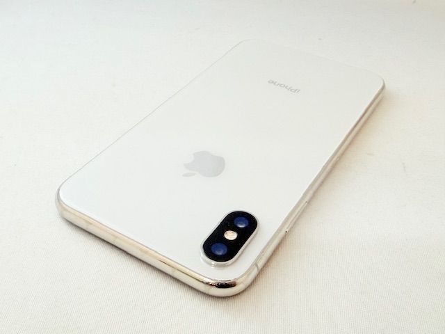 Bt100%!5101016D【通常中古品】iPhoneX 64GB(シルバー)SIMフリー版