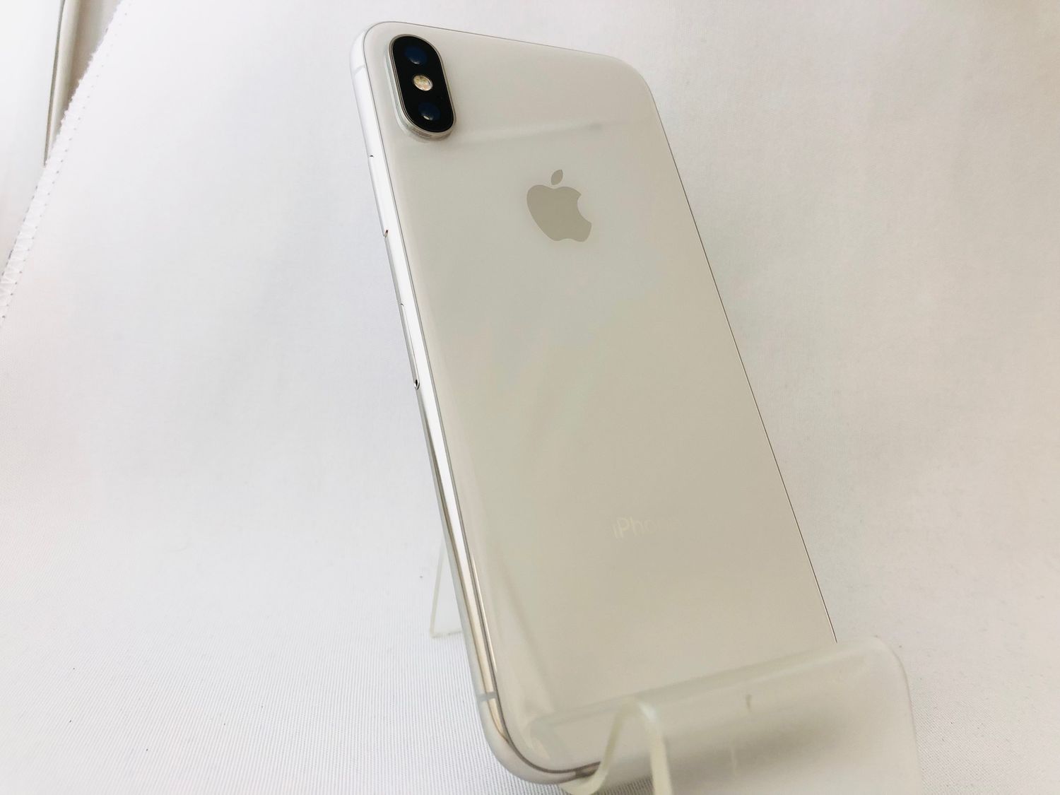 ムスビー｜B/t100% 3101021D【優良中古品】iPhoneX 64GB(シルバー)SIM  