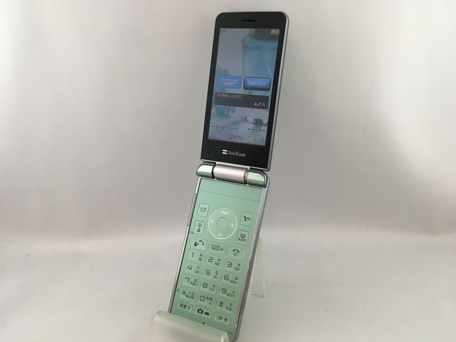 レア品美品　ガラケー携帯電話　SoftBank 004SHグリーン レア品美品 ガラケー携帯電話 SoftBank 004SHグリーン レア品美