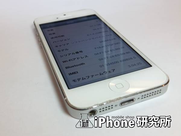 Softbank iPhone5 64GB MD663J/A  C