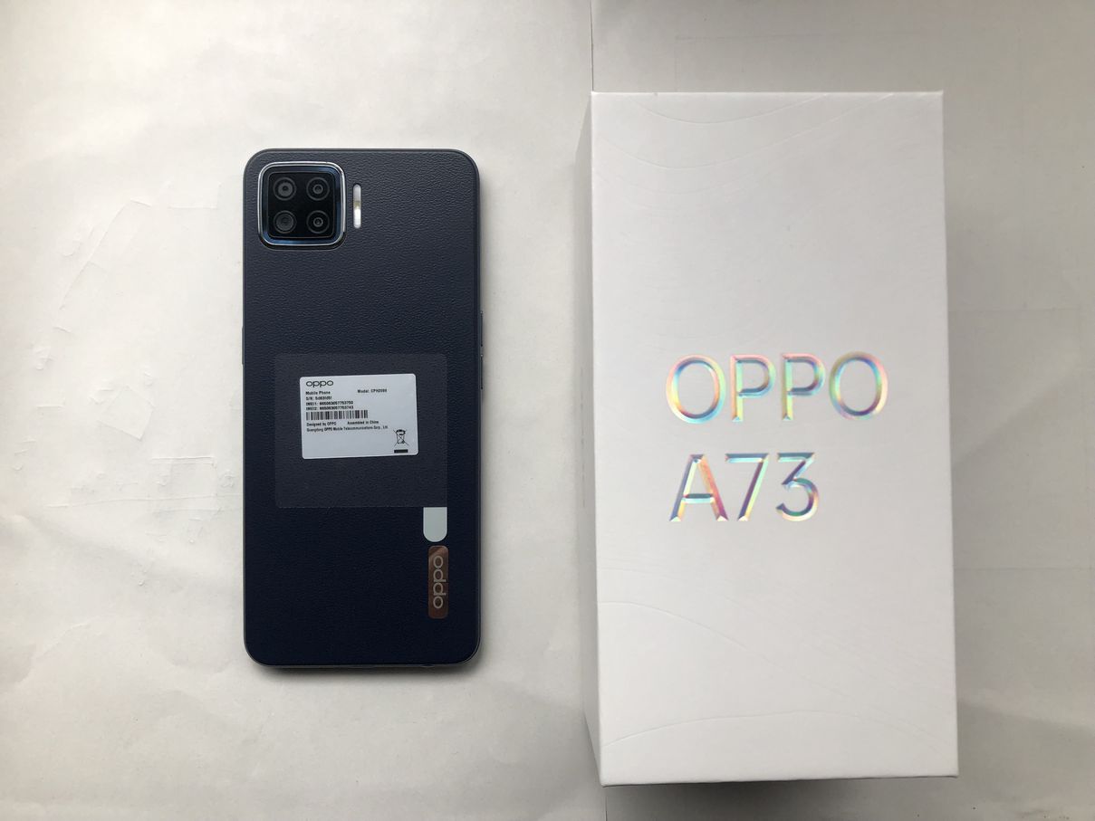 値下げ》【未使用品】OPPO A73 ネービーブルー CPH2099 ひっつき BL 
