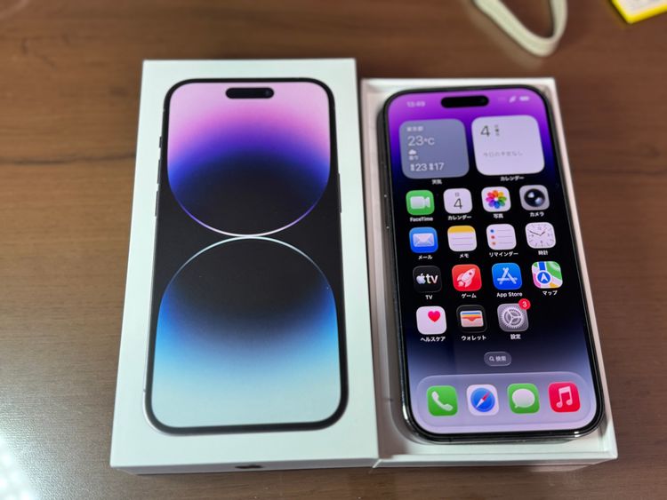 iPhone 14 Pro 128GB SIM�ե꡼�����ʡ����ޤ��դ����Хåƥ꡼90%
