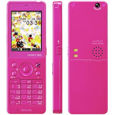 ムスビー｜WILLCOM HONEY BEE2 WX331KC ピンク 美品【 ウィルコム】￥4,000