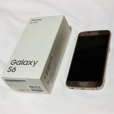 docomo SAMSUNG Galaxy S6 SC-05G Gold Platinum �������