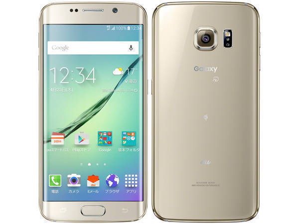 SIM���å������ �� ̤������ Galaxy S6 edge SCV31 32GB Gold au