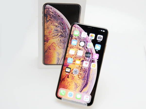 ムスビー｜100% 中古美品 SIMフリー iPhoneXs Max 64GB ゴールド 