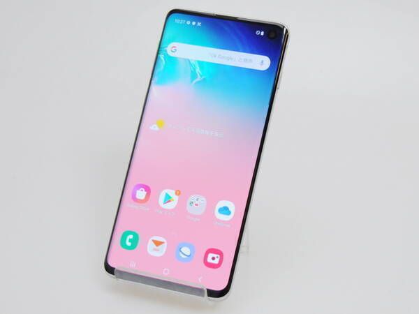 ムスビー｜中古美品 SIMフリー Galaxy S10 SCV41 プリズム ホワイト  
