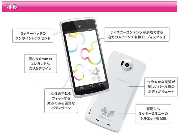 ̤������ docomo Disney Mobile N-03E �ۥ磻��