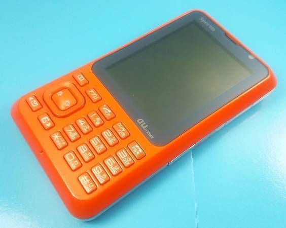 ムスビー｜キレイです au W63T オレンジ Sportio 東芝【Sportio au 