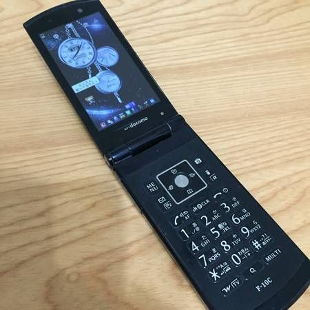 ムスビー｜NTTドコモ F-10C ブラック 送料無料 人気 富士通 ガラケー 