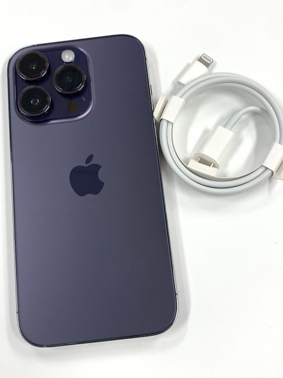 ڥХBOX87% SIMե꡼ iPhone14 Pro 128GB Purple