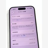 �ڥ�Х���BOX������ ����86%SIM�ե꡼ iPhone15 Pro 128GB �ۥ磻��