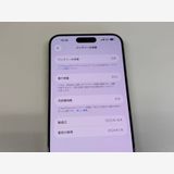 ����83%SIM�ե꡼ iPhone15 Pro MAX 256GB �ۥ磻�ȥ����˥���