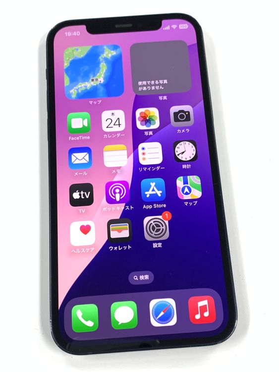 ڥХBOXư  100% SIMե꡼ iPhone12 128GB ֥å