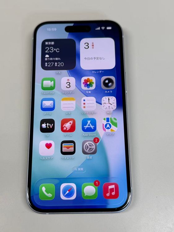 �ڥ�Х���BOX������ ����89% SIM�ե꡼ iPhone15 128GB �֥롼