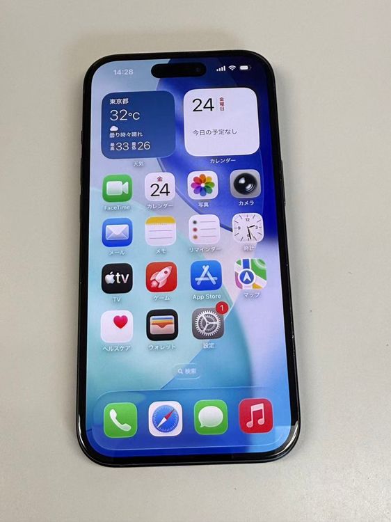 �ڥ�Х���BOX������ ����90%SIM�ե꡼ iPhone15 128GB �֥�å�
