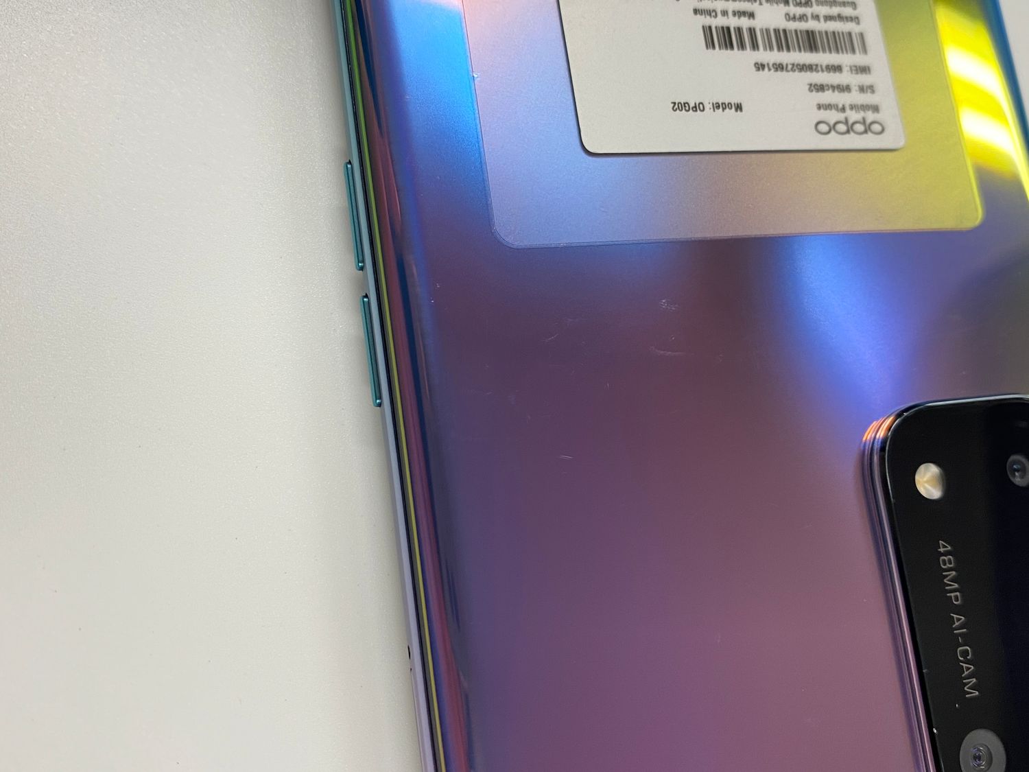 OPPO A54 5G SIMロック解除済み ファンタスティックパープル 動作品 ムスビー｜SIMロック解除済！3091012D【新品同様】OPPO A54 5G