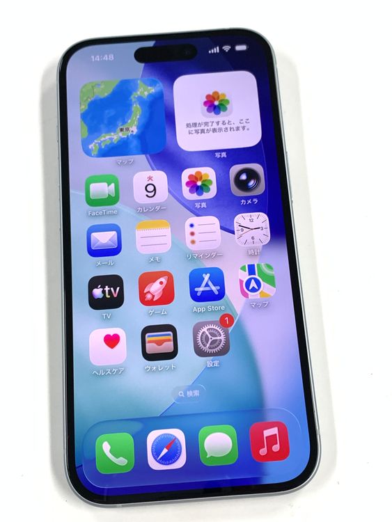 �ڥ�Х���BOX�� ����91%SIM�ե꡼ iPhone15 128GB �֥롼