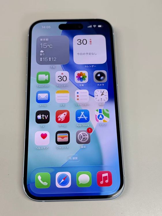 �ڥ�Х���BOX�ۿ���Ʊ�� ����98%SIM�ե꡼ iPhone15 128GB �֥롼