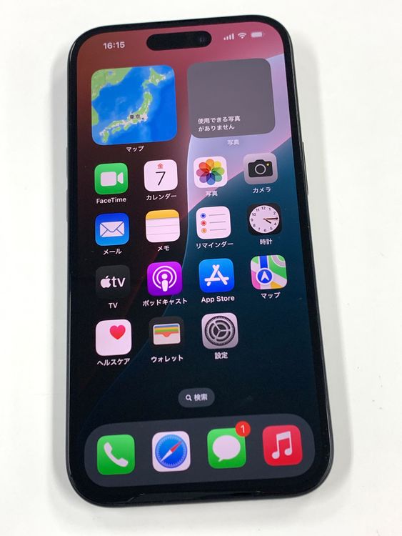 �ڥ�Х���BOX�� ����89%SIM�ե꡼ iPhone15 128GB �֥�å�