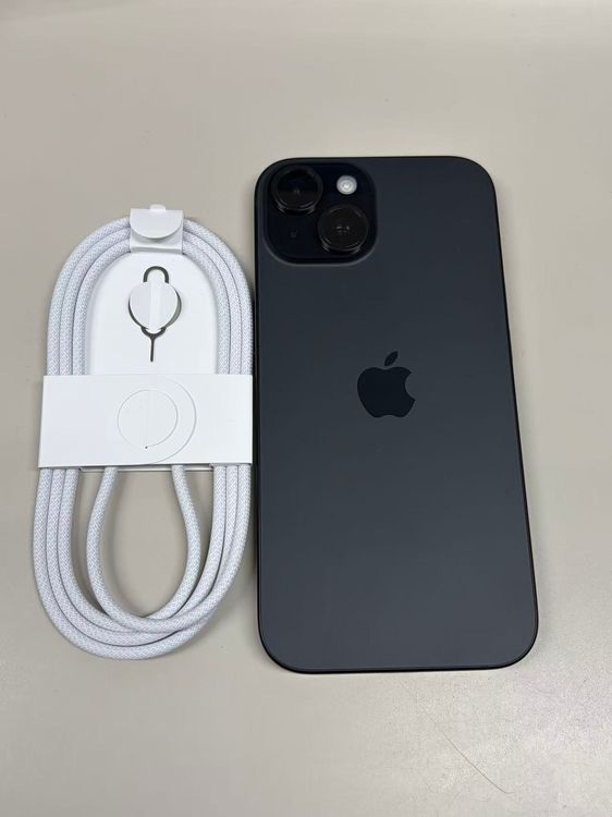 �ڥ�Х���BOX�ۿ���Ʊ�� ����100%SIM�ե꡼ iPhone15 128GB �֥�å�