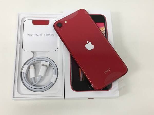 新品未使用 iPhone SE 第2世代 (SE2) レッド 64 GB au（iPhone SE2  