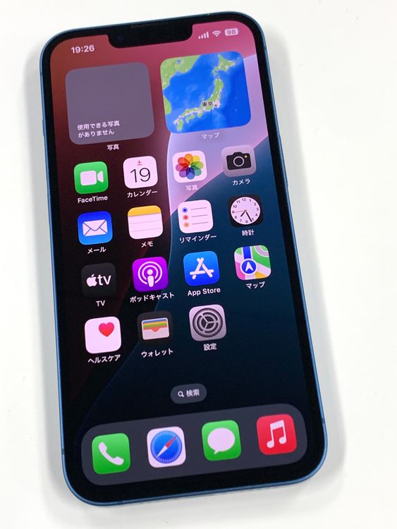 ڥХBOX87%SIMե꡼ iPhone13 128GB ֥롼
