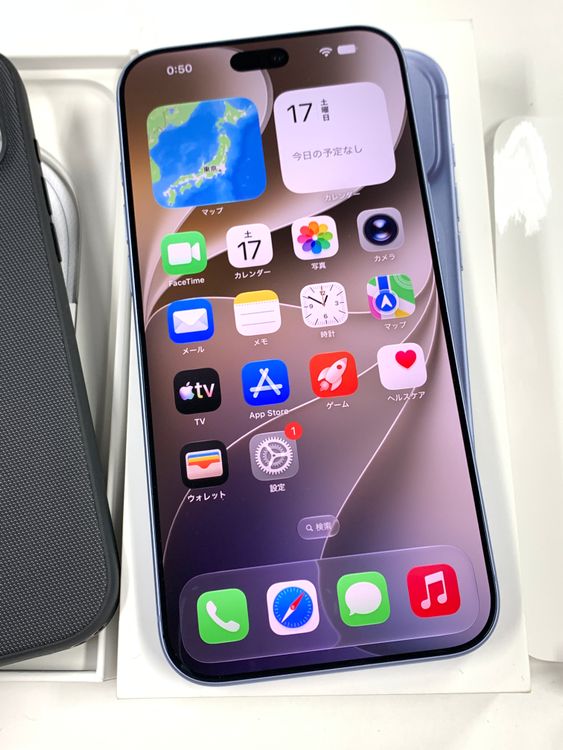 ����Ʊ���� �Хåƥ꡼100%��SIM�ե꡼ iPhone18 Pro Max 512GB&