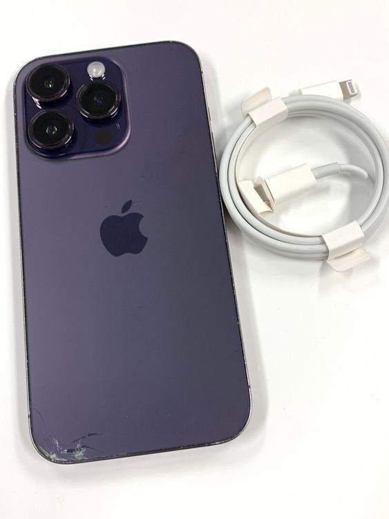 ڥХBOX84% SIMե꡼ iPhone14 Pro 256GB Purple