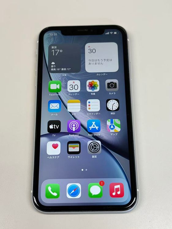 ����85%SIM�ե꡼ iPhoneXR 128GB �ۥ磻��