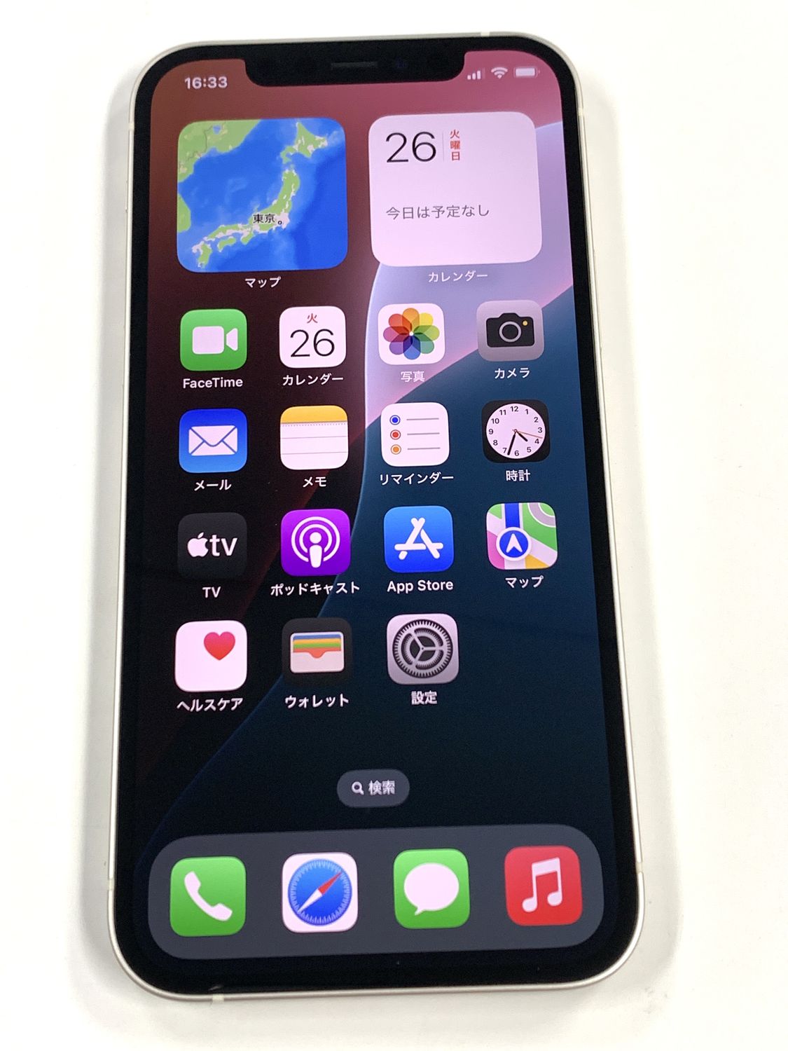 ムスビー｜【モバイルBOX】 電池88% SIMフリー iPhone12 64GB ホワイト