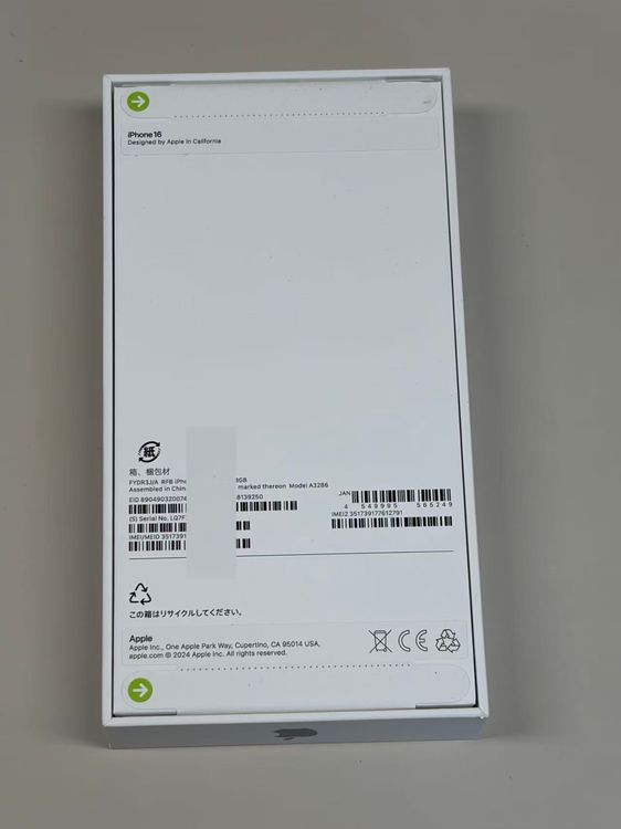����̤������ SIM�ե꡼ iPhone16 128GB ����ȥ�ޥ��