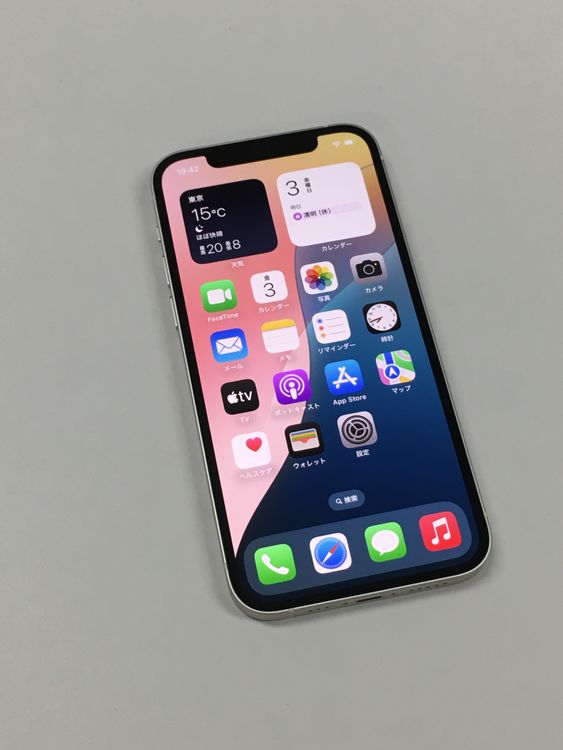 ��ư������ ����100��۶����� SIM�ե꡼ iPhone 12 64GB �ۥ磻��