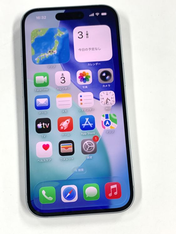 Ķ���� �Хåƥ꡼95% SIM�ե꡼ iPhone15  128GB���֥롼