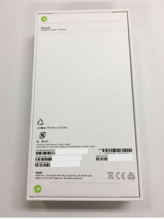 ���� ̤������ iPhone 15 256GB SIM�ե꡼ / Apple�ݾ�1ǯ