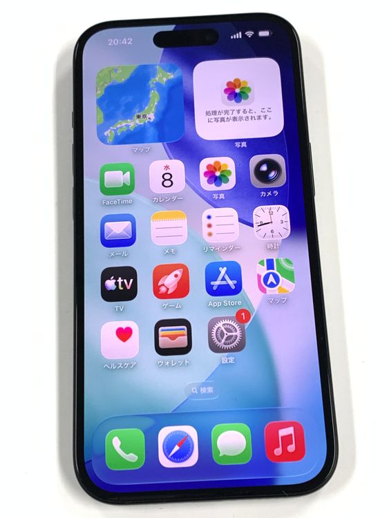 �ڥ�Х���BOX�� ����89%SIM�ե꡼ iPhone15 128GB �֥�å�