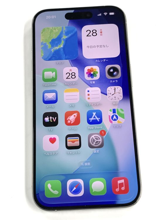 �ڥ�Х���BOX������ ����86%SIM�ե꡼ iPhone15 Pro 128GB �ۥ磻��