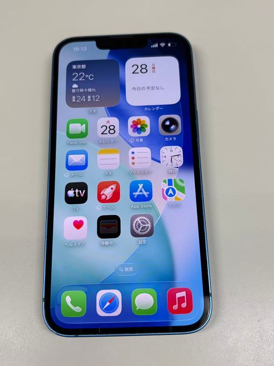 ����87%SIM�ե꡼ iPhone13 128GB �֥롼