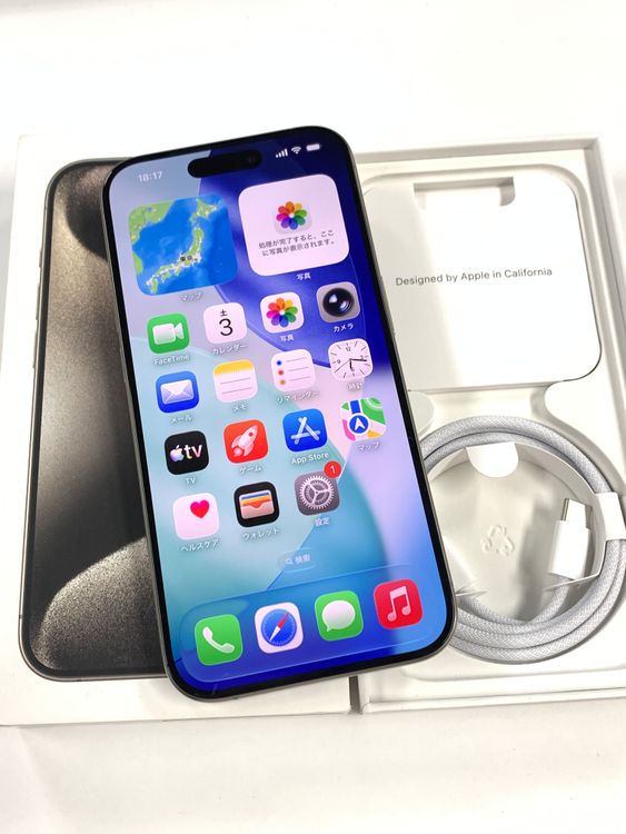 ����Ʊ�� �Хåƥ꡼91%SIM�ե꡼ iPhone15 Pro 256GB �ʥ����� &