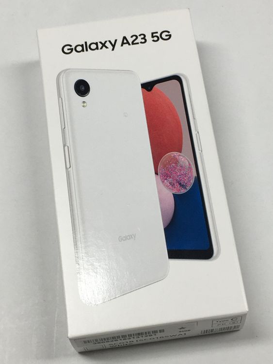 �ڥ�Х���BOX�ۿ���̤������ SIM�ե꡼ Galaxy A23 5G SCG18 �ۥ磻��