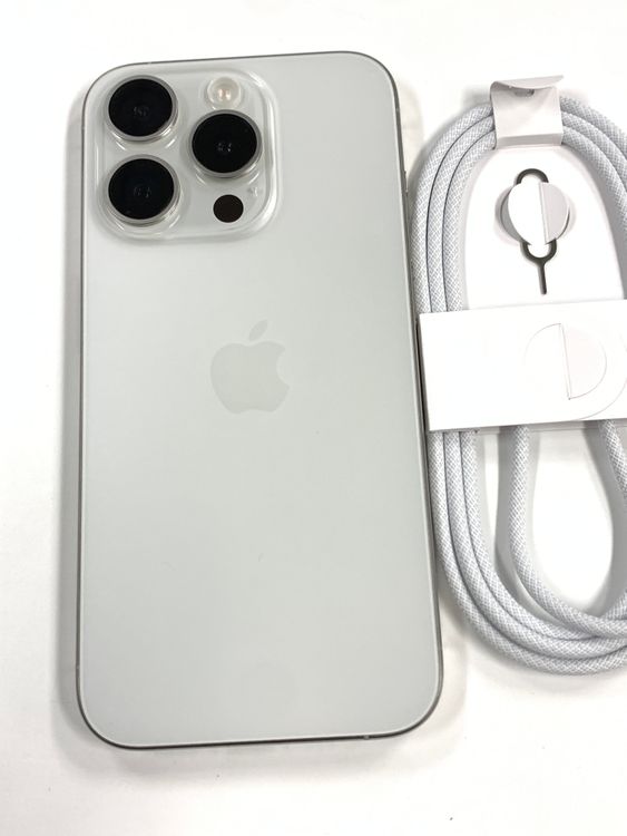 �ڥ�Х���BOX������ ����86%SIM�ե꡼ iPhone15 Pro 128GB �ۥ磻��