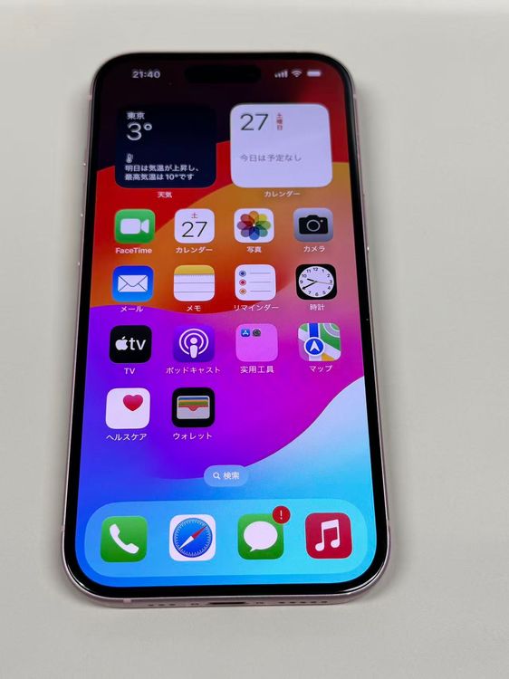 �ڥ�Х���BOX������89%SIM�ե꡼ iPhone15 128GB �ԥ�