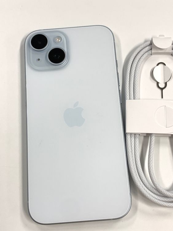 ڥХBOX 92%SIMե꡼ iPhone15 128GB ֥롼