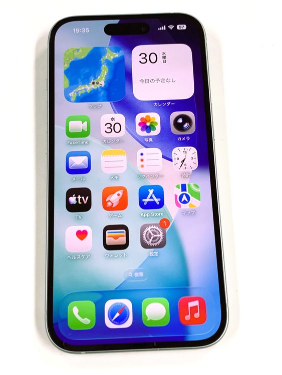 �ڥХåƥ꡼89%�� SIM�ե꡼ iPhone15  256GB���֥롼