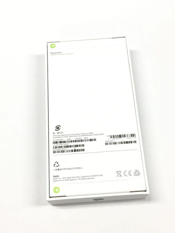 ����̤���� SIM�ե꡼ iPhone16 Pro 128GB �֥�å������˥���