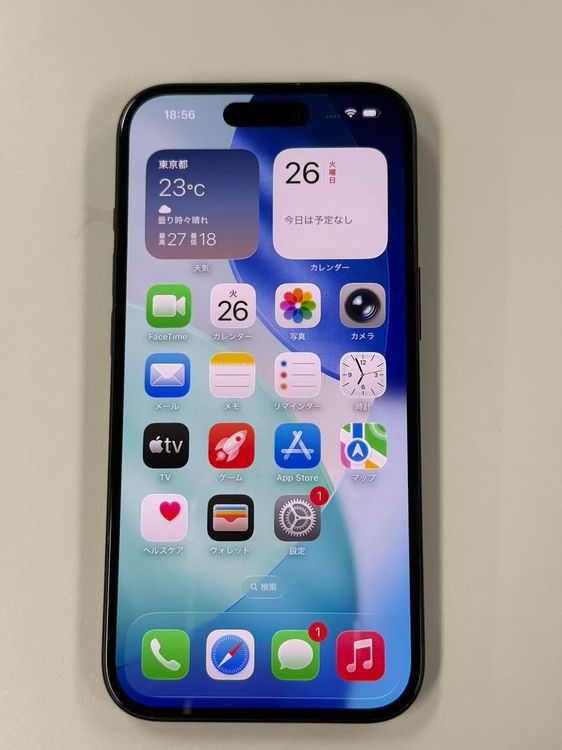 �ڥ�Х���BOX�۶����� ����98%SIM�ե꡼ iPhone15 128GB �֥�å�
