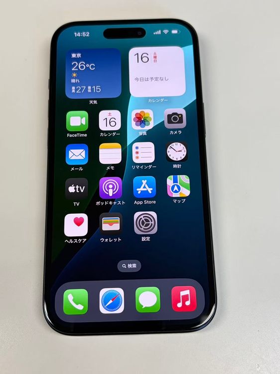 �ڥ�Х���BOX������ ����90%SIM�ե꡼ iPhone15 128GB �֥�å�