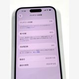 ����Ʊ�͡��Хåƥ꡼96% SIM�ե꡼ iPhone15 128GB���֥롼