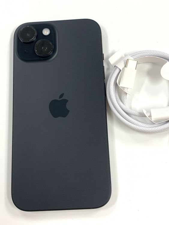 �ڥ�Х���BOX�� ����100%SIM�ե꡼ iPhone15 128GB �֥�å�