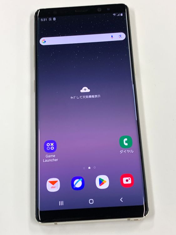 ڥХBOX auSIMե꡼Galaxy Note 8 SCV37  Gold